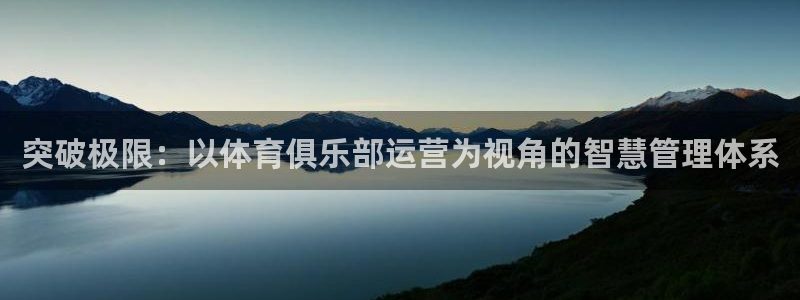 必一体育网站：突破极